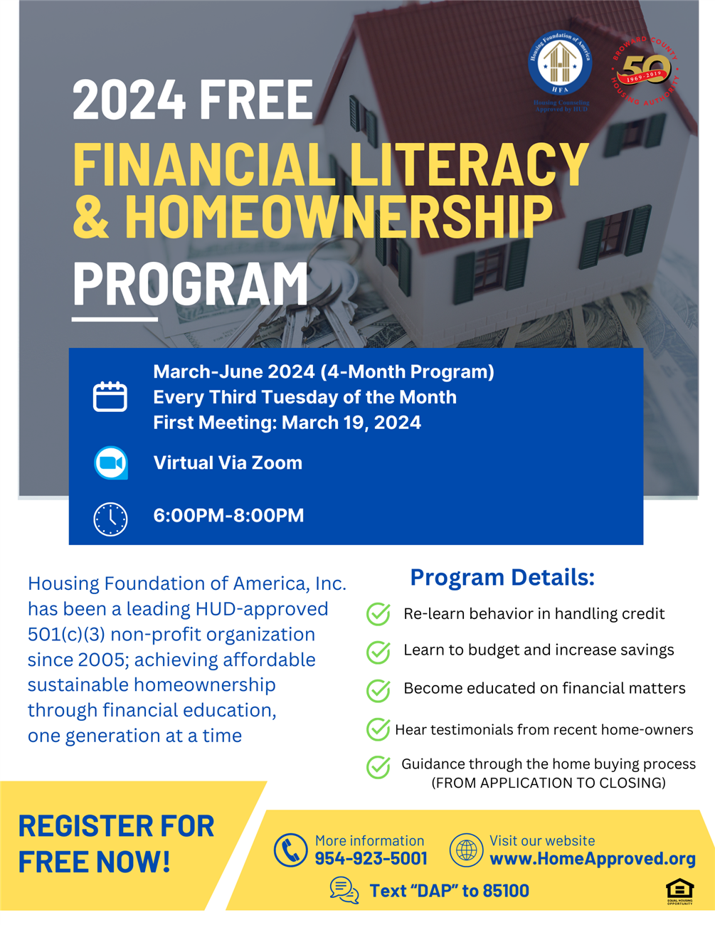 Financial Literacy & Homeownership Program Broward Housing Authority